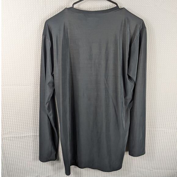 BCG 3XL Gray Long Sleeve Compression Shirt Mens Moisture Wicking Athletic - Picture 3 of 3
